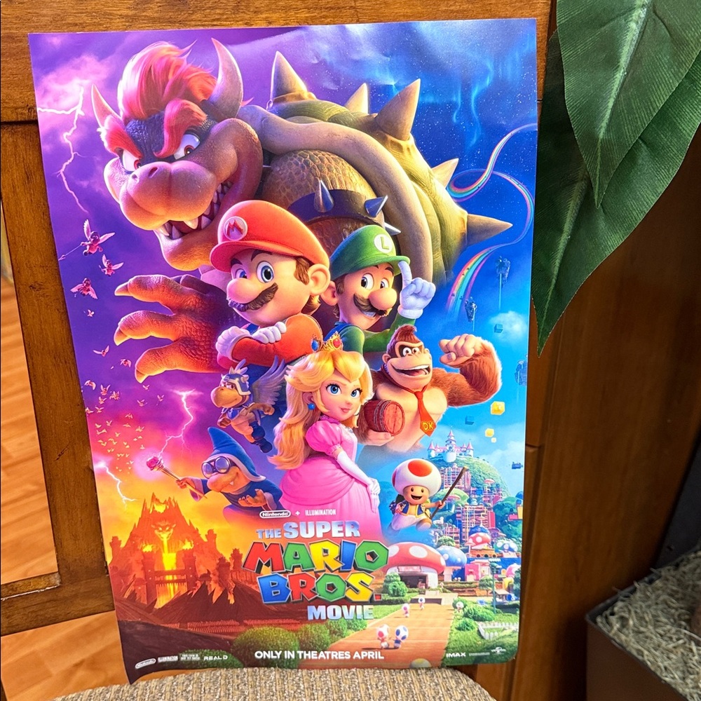 The Super Mario Bros. Movie Poster Glossy Paper